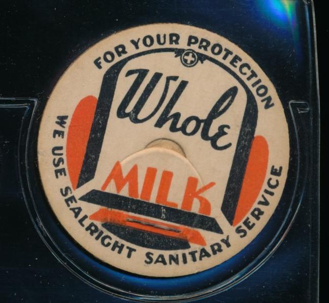 有關以下物品的詳細資料: generic milk bottle cap, whole milk